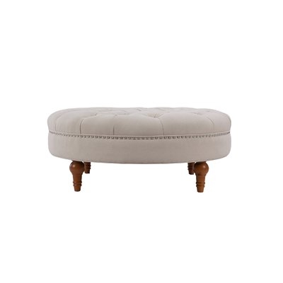 Holquin Tufted Round Cocktail Ottoman - Image 0