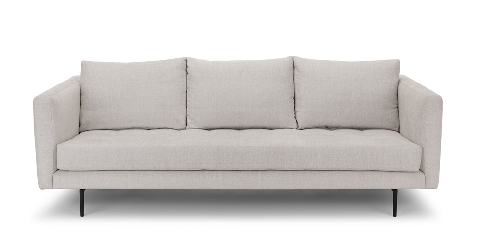 Parker Coconut White Sofa - Image 0