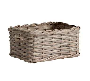 Aubrey Woven Utility Basket - Gray - Image 0