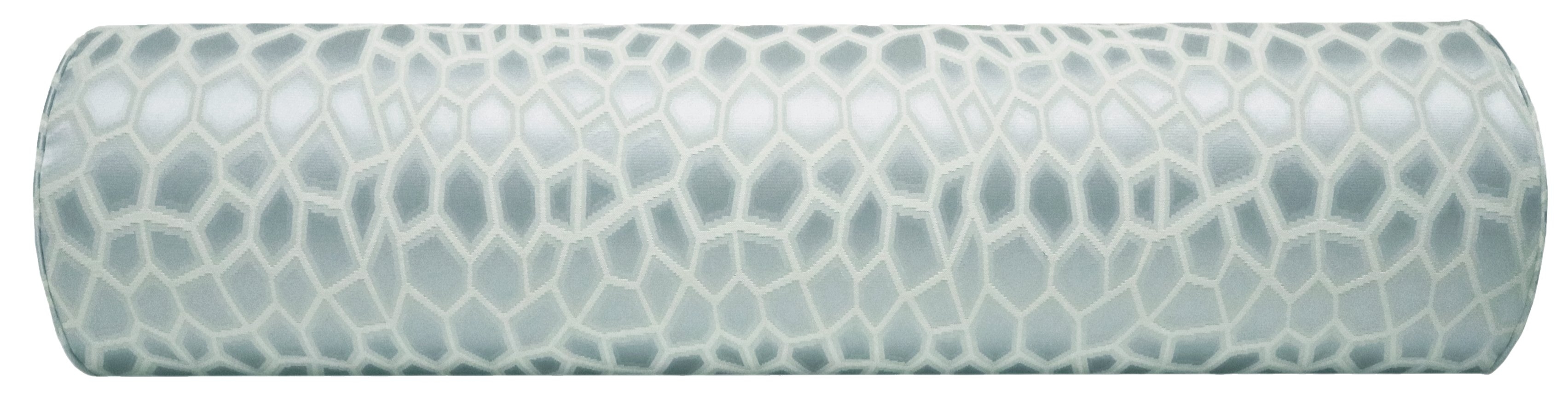 THE BOLSTER :: FAUX SILK SAFARI // MIST - QUEEN // 9" X 36" - Image 1