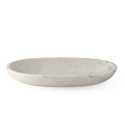 Marble Oval Fruit Bowl - Image 1