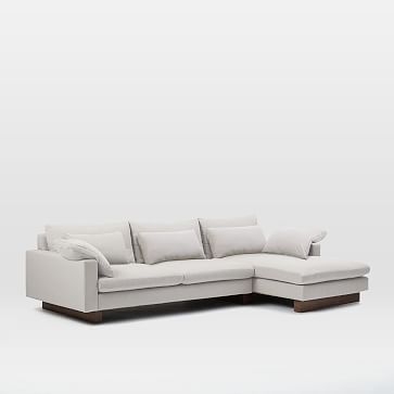 Harmony Sectional Set 05: XL Left Arm 2.5 Seater, XL Right Arm Chaise, Eco Weave, Oyster - Image 0