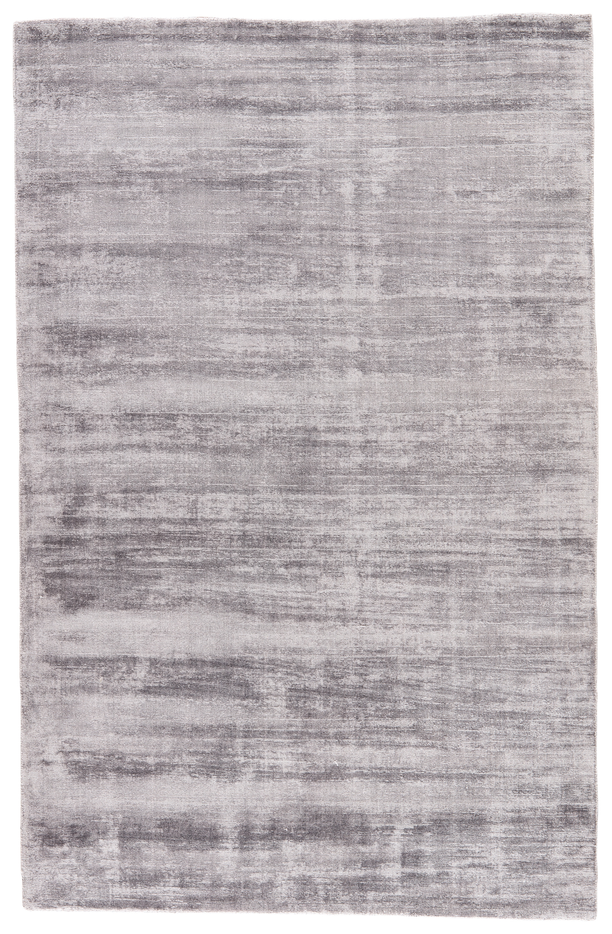 Yasmin Handmade Solid Gray/ Silver Area Rug (8' X 10') - Image 0
