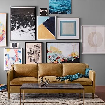 Minted for west elm, Abstract Landscape, 44"x44" - Image 2