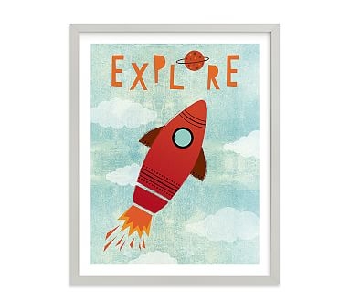 Explore Your World Art by Minted(R) 11x14, Gray - Image 0