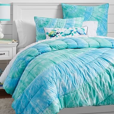 Dunes Tie Dye Quilt, Twin/Twin XL, Cool - Image 0