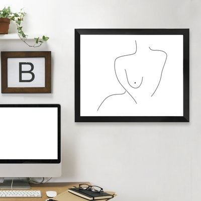 Sexual Figure Lines by Explicit Design - Picture Frame Print on Paper - Image 0
