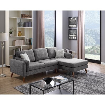 Ahmed 93" Right Facing Sectional_Light Gray - Image 0