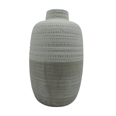Carlile Ceramic Tribal Table Vase - Image 0