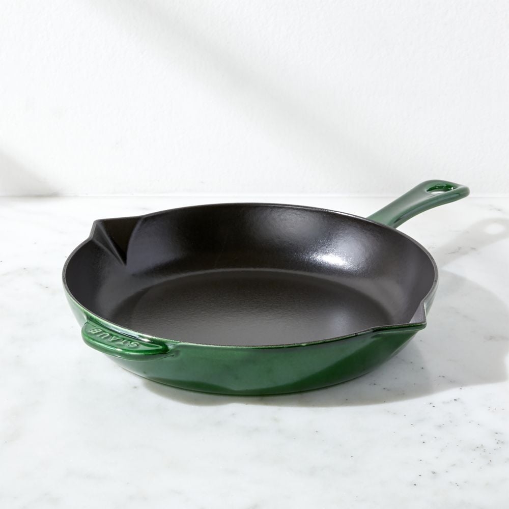 Staub ® 10" Basil Enameled Cast Iron Fry Pan - Image 0