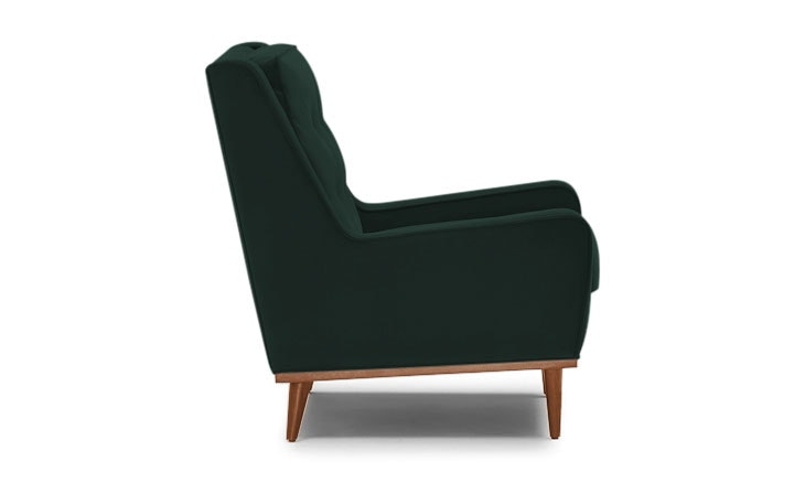 Green Brice Mid Century Modern Chair - Royale Evergreen - Medium - Image 1