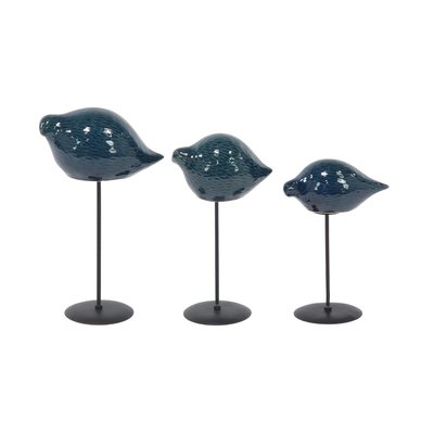 Ric Modern Birds 3 Piece Figurine Set with Stands - Image 0