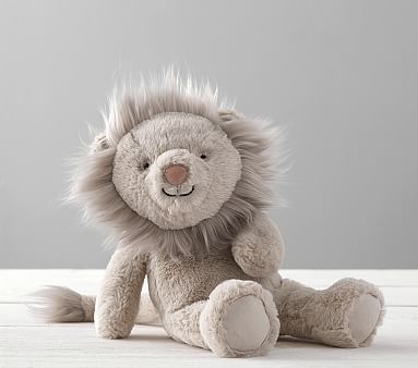 Taupe Lion Critter Plush - Image 0