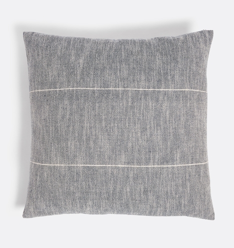 Woven Linen and Cotton Pillow Cover - Image 0