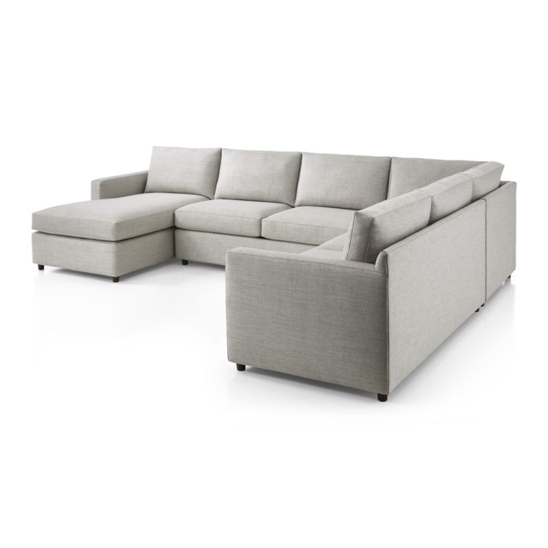 Barrett 4-Piece Left Arm Chaise Sectional- galaxy ash - Image 1