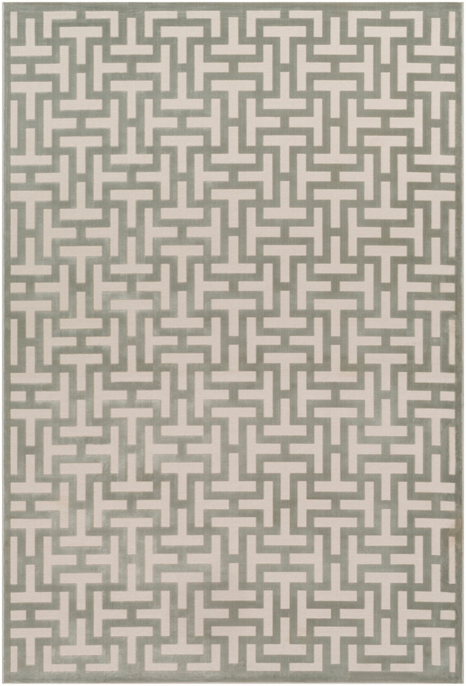 Aesop Green Indoor 2' x 2'11" Machine Woven Rug - Image 0