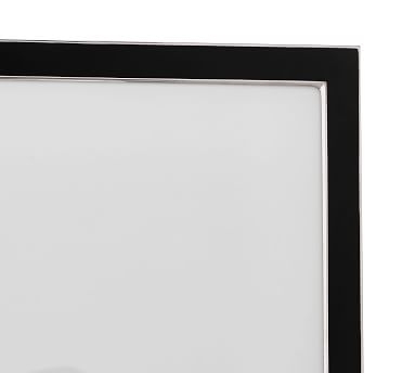 Black Enamel Picture Frame, 5" x 7" - Image 1
