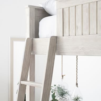 Beadboard Loft Bed, Full, Simply White - Image 1
