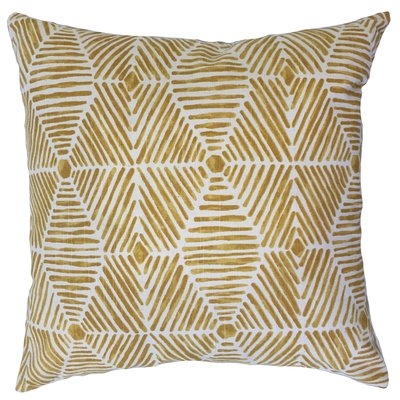 Barksdale Geometric Down Filled 100% Cotton Lumbar Pillow - Image 0