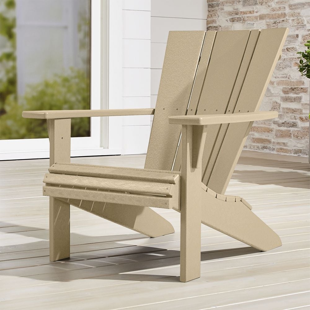 Vista II Sand Outdoor Adirondack Chair  by POLYWOOD® - Image 0