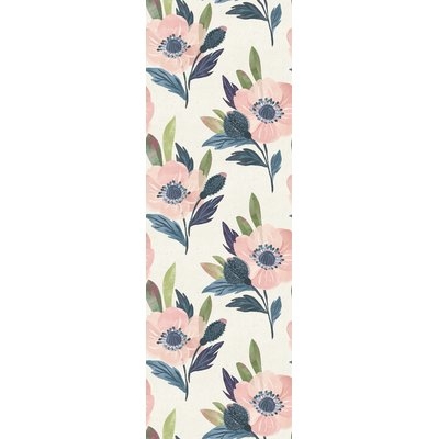 Grise 8.33' L x 25" W Watercolor Floral Peel and Stick Wallpaper Roll - Image 0