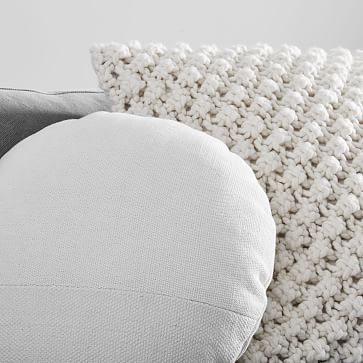 Bobble Knit Cotton Canvas Pillow Cover Set - Image 3