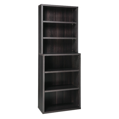 Decorative 6 Shelf Standard Bookcase - Image 0