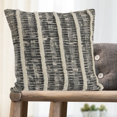 Quinnville Striped 100% Cotton Throw Pillow - Image 0