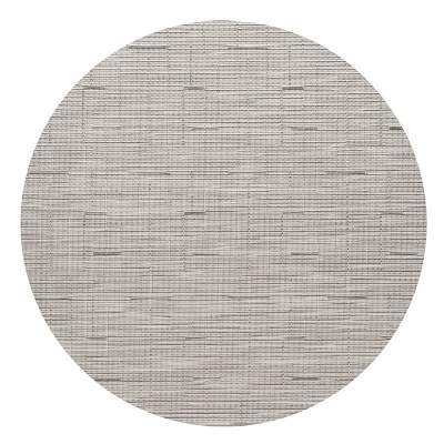 Chilewich Bamboo Round Placemat, Each, Chalk - Image 0