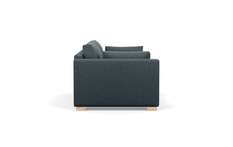 Charly Sofa with Blue Rain Fabric and Natural Oak legs - Image 2