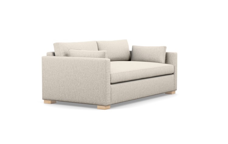 Charly Sofa with Beige Wheat Fabric and Natural Oak legs - Image 1