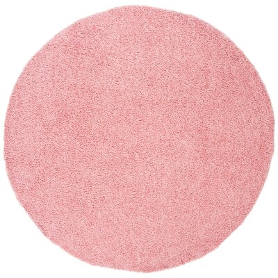 Schwanke Shag Pink Area Rug - Image 0
