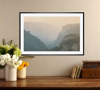 Yosemite at Last Light Framed Print By Camrin Dengel, 28x42", Wood Gallery Frame, Espresso, Mat - Image 3
