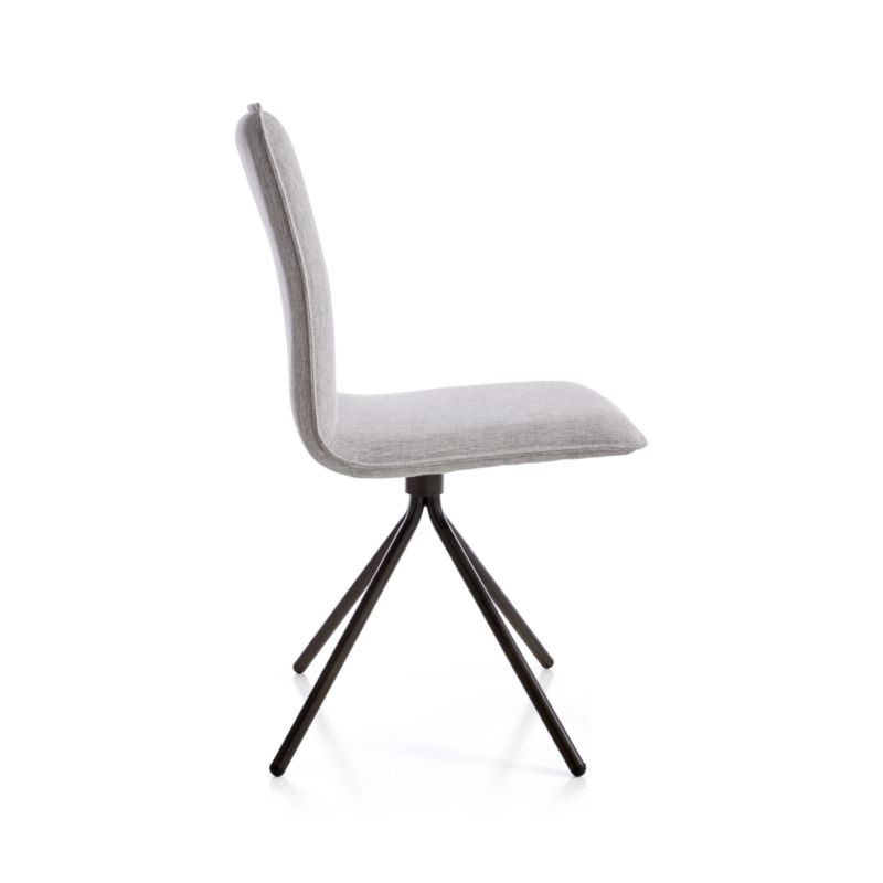 Whirl Grey Swivel Dining Chair - Image 3