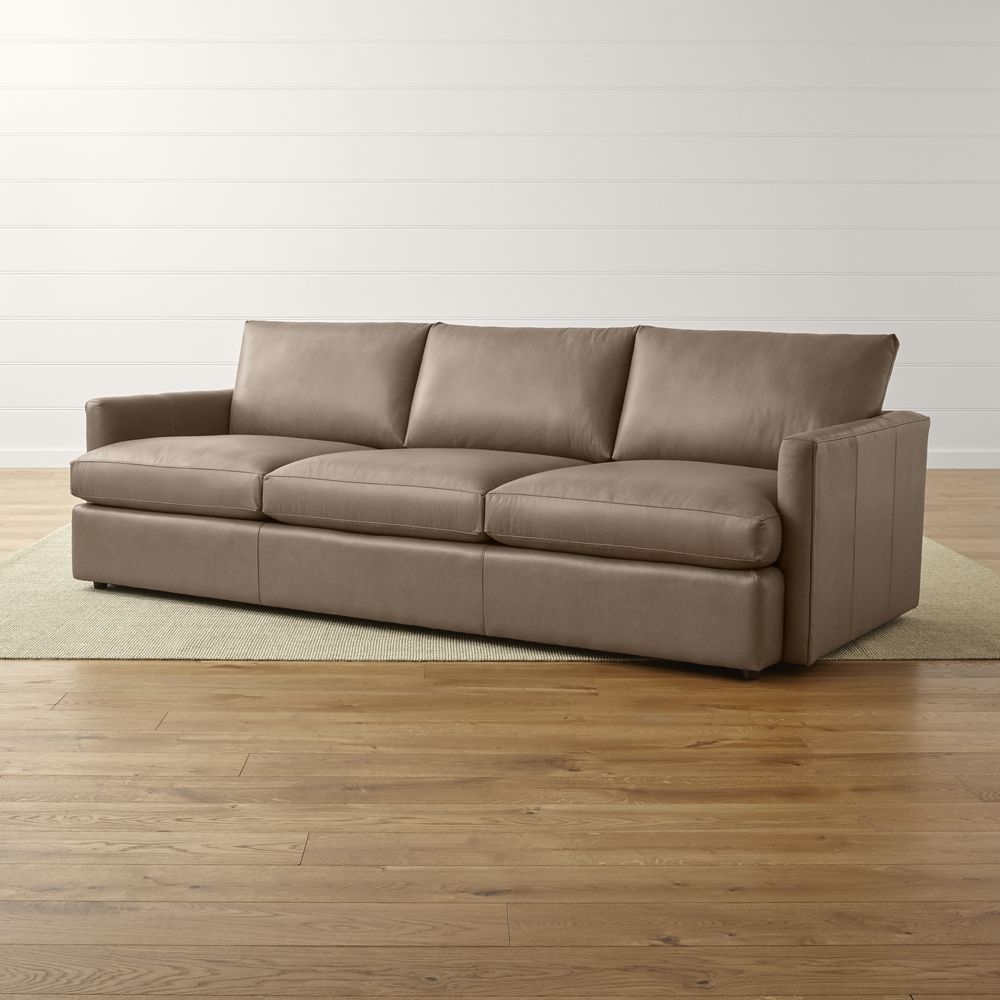 Lounge Leather 3-Seat Grande Sofa 105" - Image 0