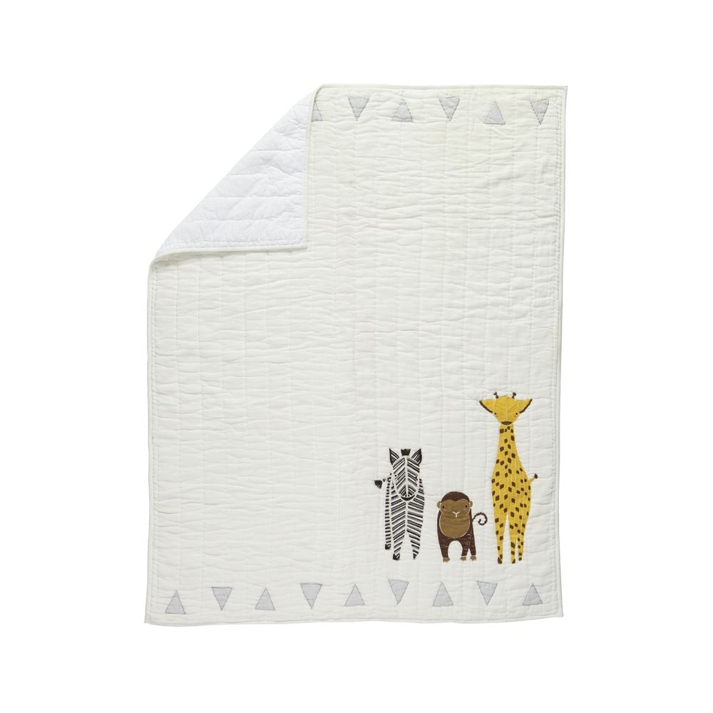 Safari Animal Baby Quilt - Image 0