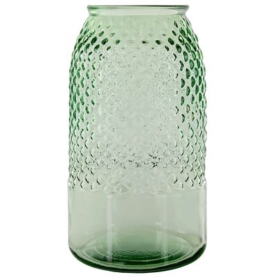 Friedell Diamond Recycled Glass Table Vase - Image 0