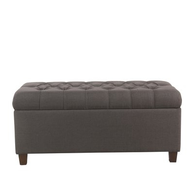 Ranshaw Button Tufted Upholstered Storage Bench - Image 0