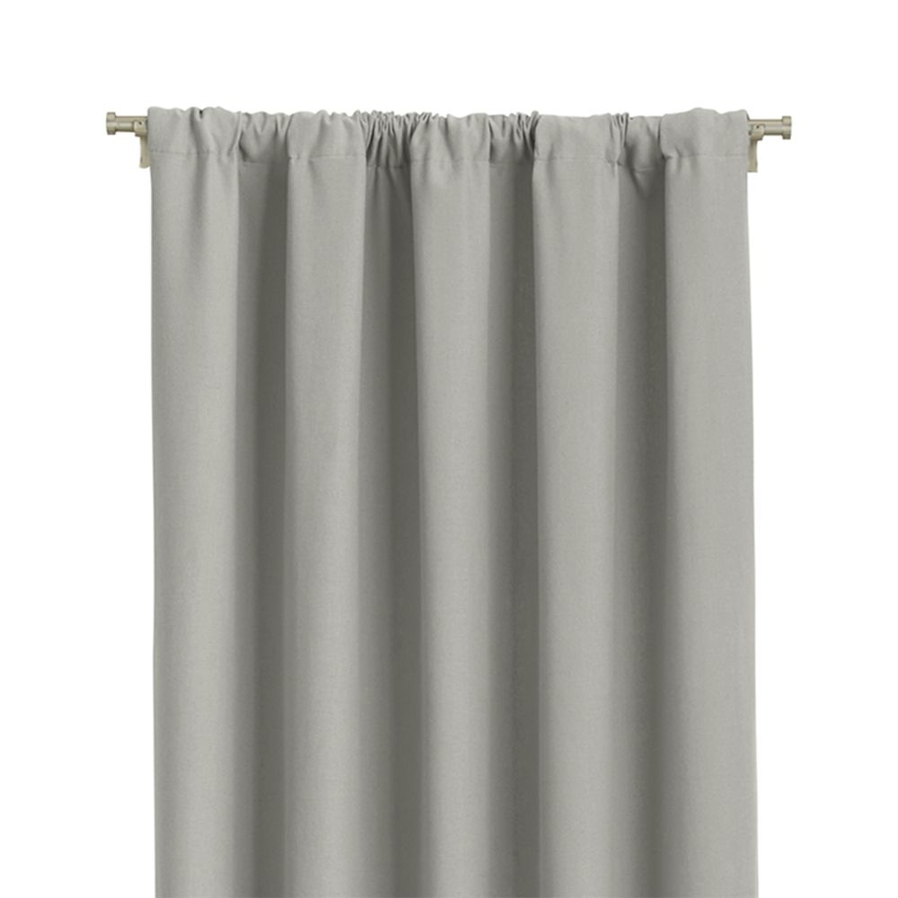 Wallace 52"x108" Grey Curtain Panel - Image 0