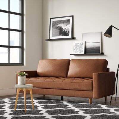 Tia Leather Sofa - Image 0