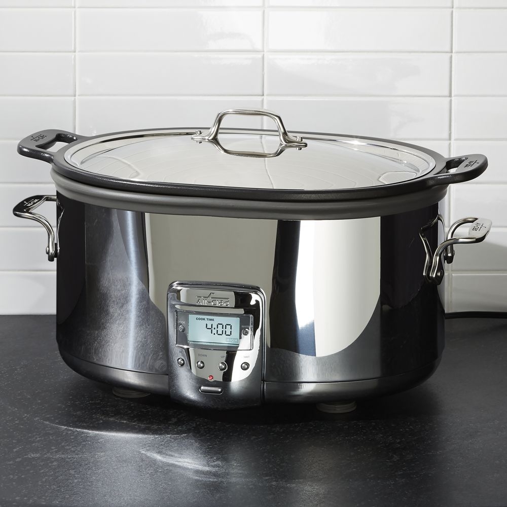 All-Clad ® 7-Qt. Deluxe Slow Cooker with Aluminum Insert - Image 0