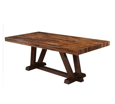 Langton Reclaimed Wood Dining Table, Natural - Image 3