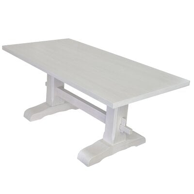 Pure White Trestle Table - Image 0