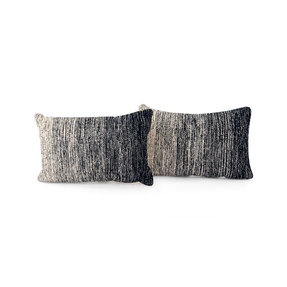 Enzo Blue Ombre Pillows 24"x16", Set of 2 - Image 0