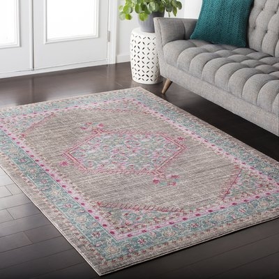 Fields Pink Area Rug - Image 0