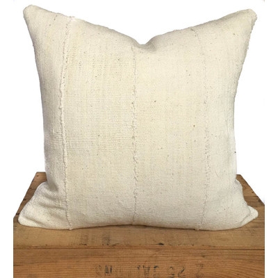 Plain African Mud Cloth Pillow Cover - Image 0