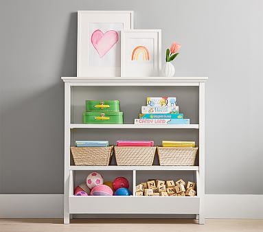 Cameron Storage Bookcase, Simply White, Unlimited Flat Rate Delivery - Image 1