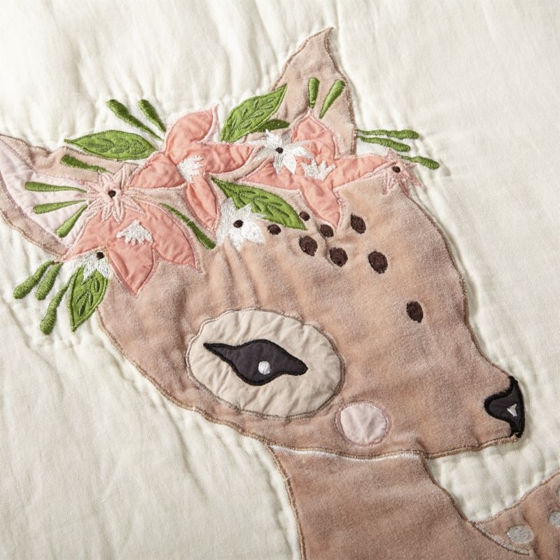 Little Fawn Baby Quilt - Image 3