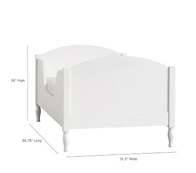 Shelter Toddler Bed, Simply White, UPS - Image 4
