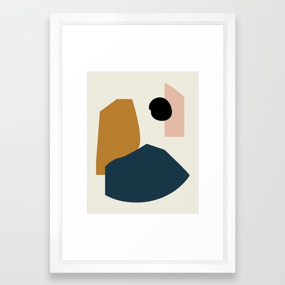 Shape study #1 - Lola Collection Framed Art Print by Mpgmb - Image 0